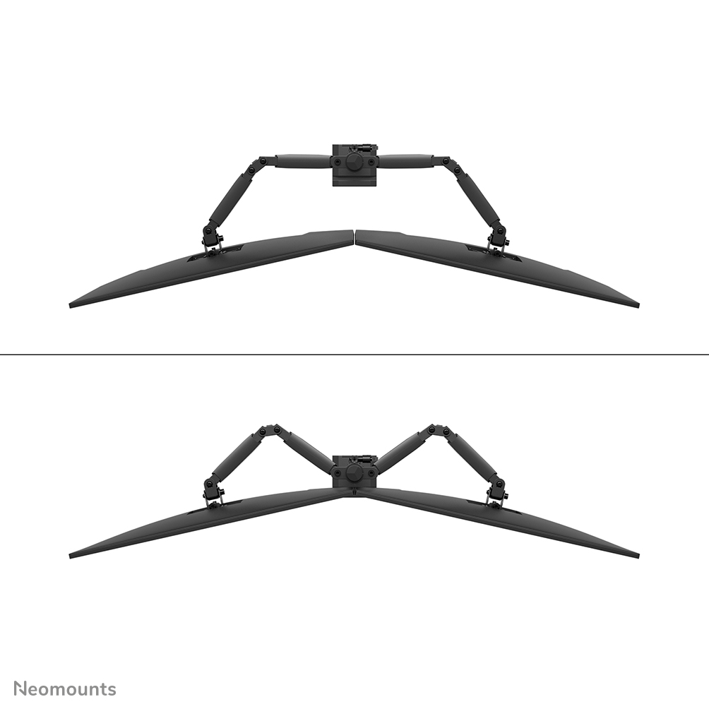 Neomounts DS60-600BL2 Braccio per monitor 10-32" - Quick-fix - 180°-stop